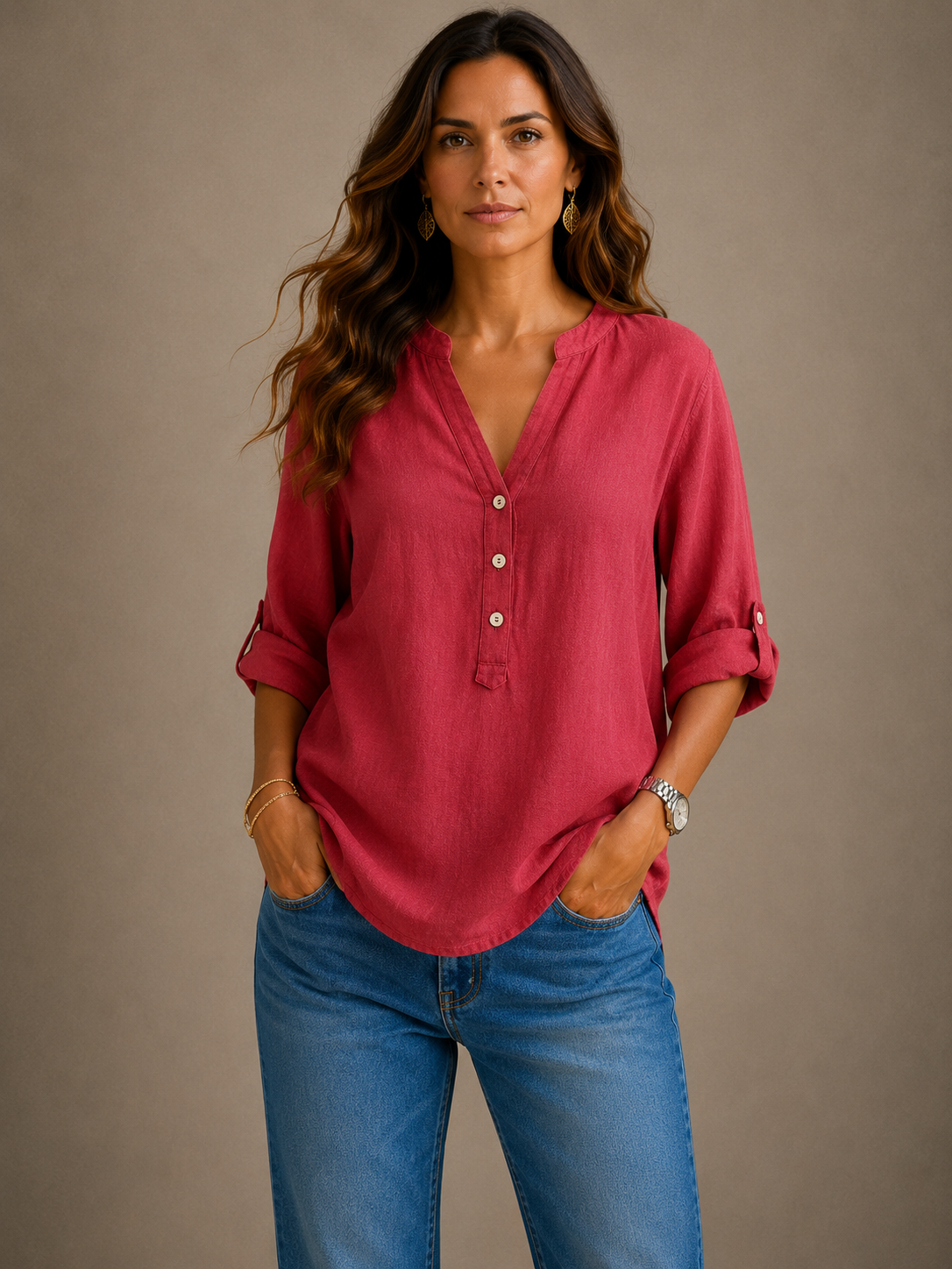 Lina - Blusa de mujer ligera y cómoda