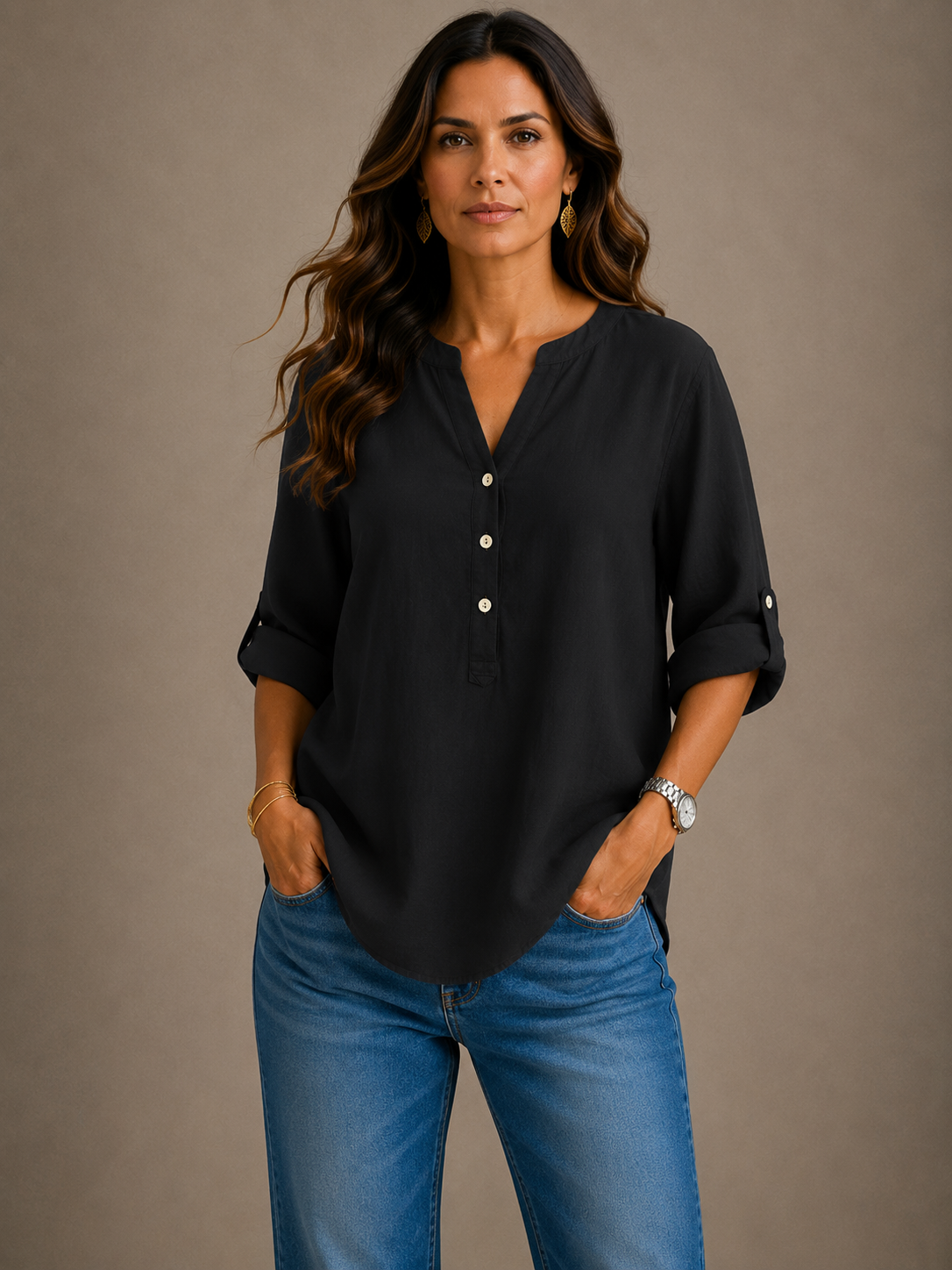 Lina - Blusa de mujer ligera y cómoda