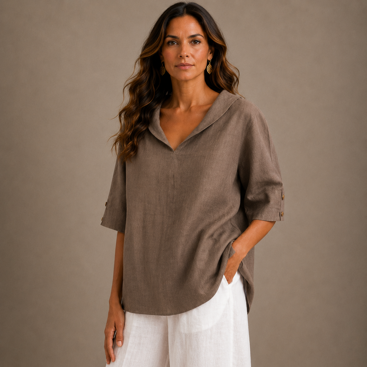 Laura – Blusa de corte holgado