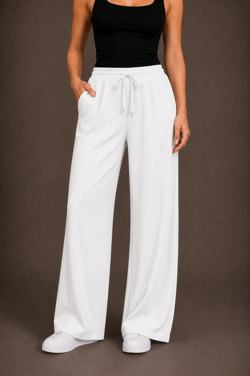 Andrea - Pantalones de pierna ancha