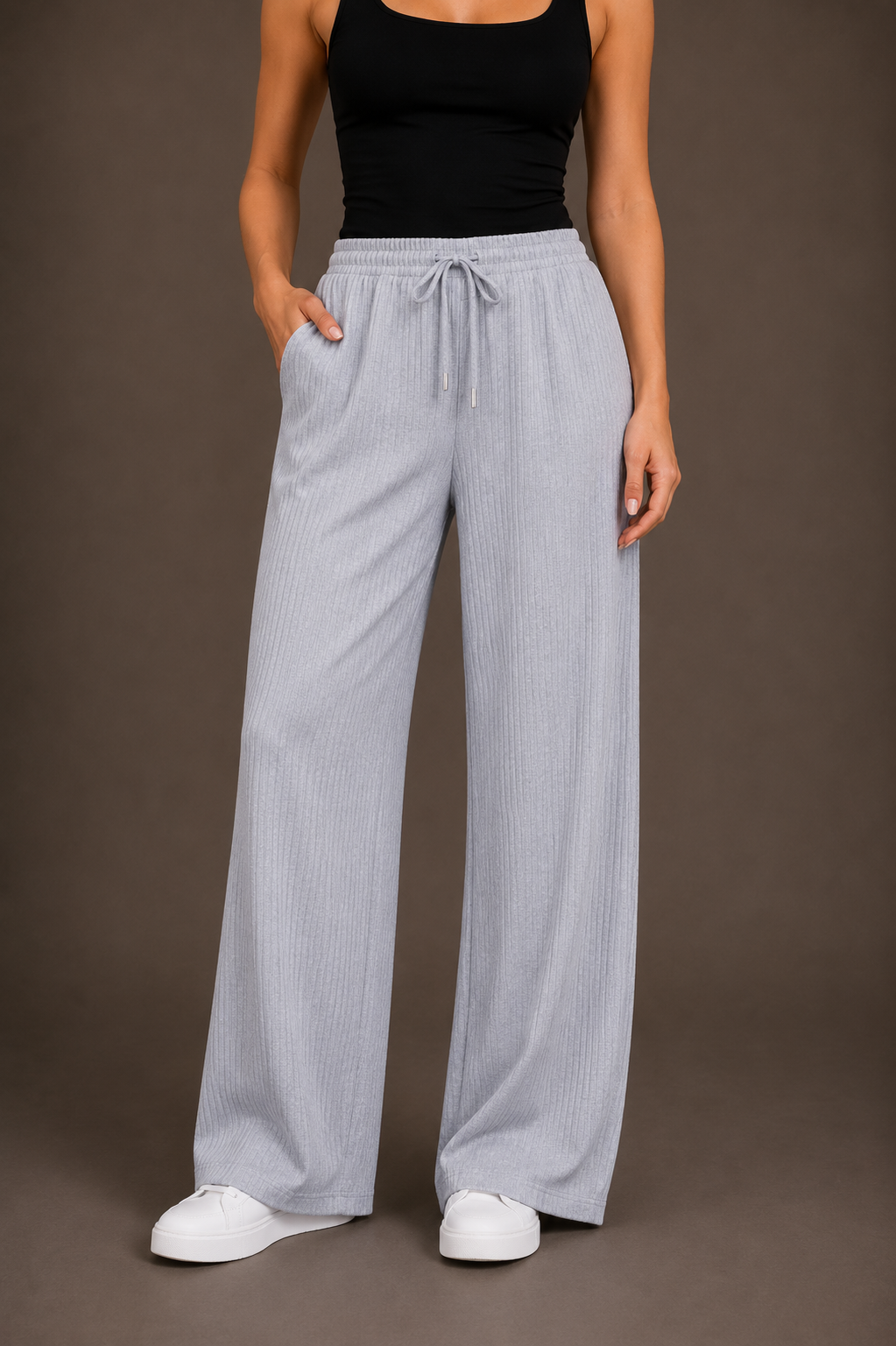 Andrea - Pantalones de pierna ancha