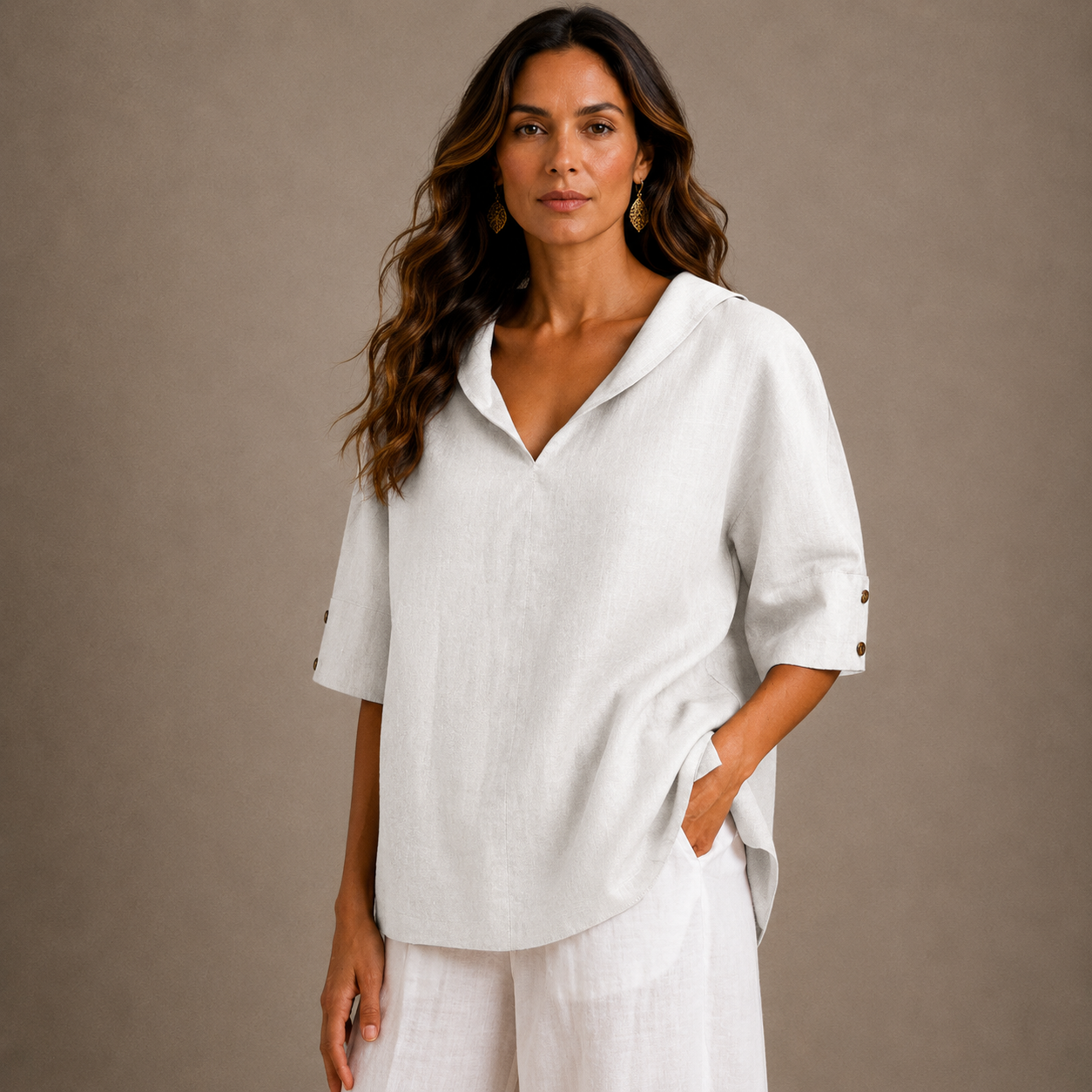 Laura – Blusa de corte holgado
