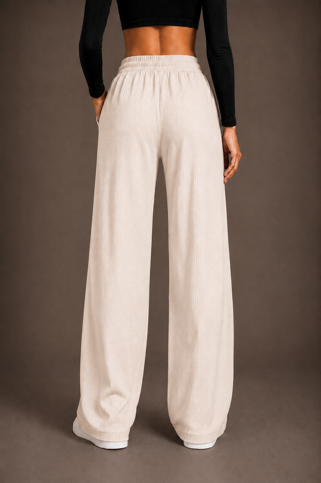 Andrea - Pantalones de pierna ancha