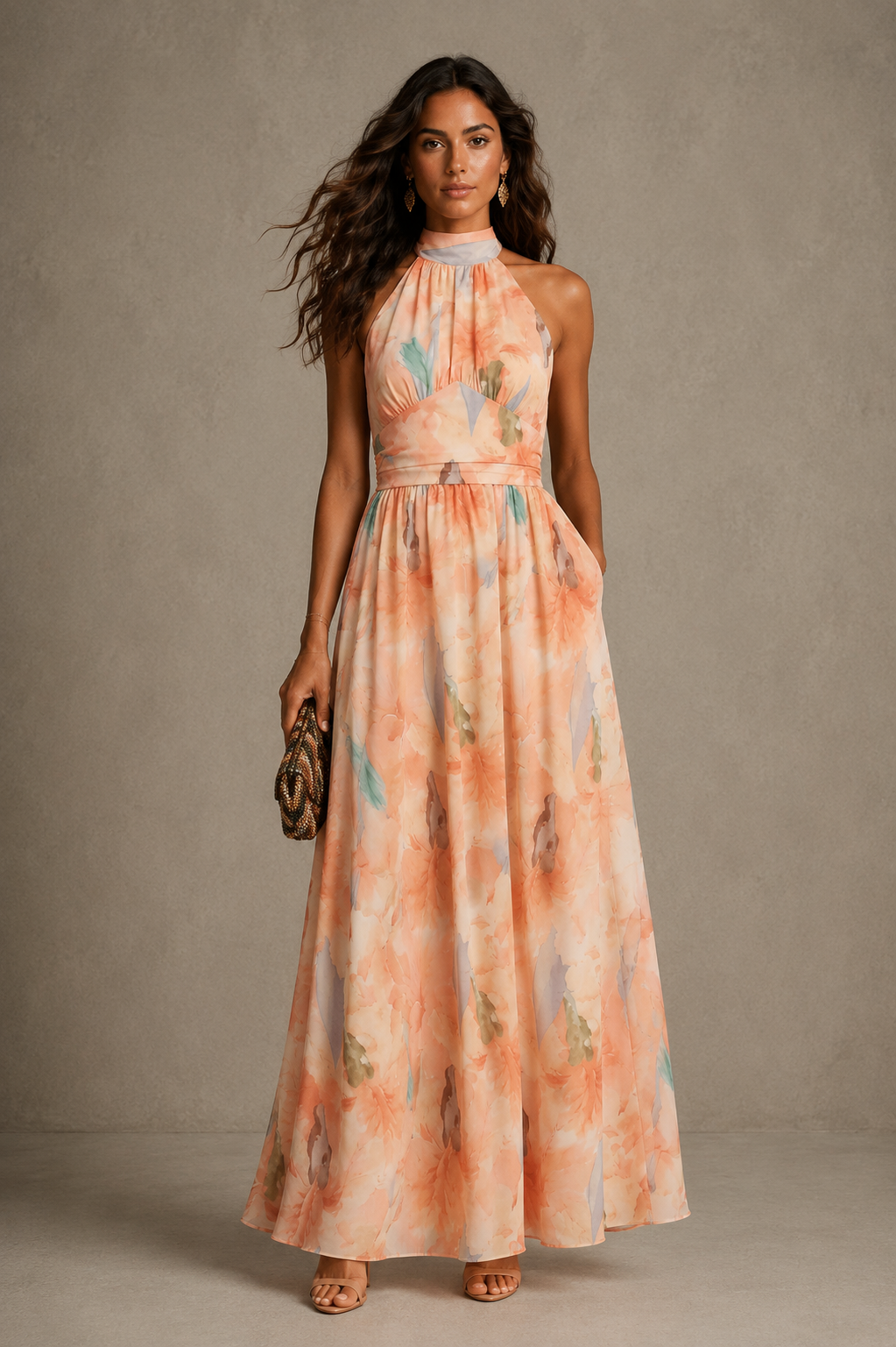 Noa - Vestido sofisticado con estampado