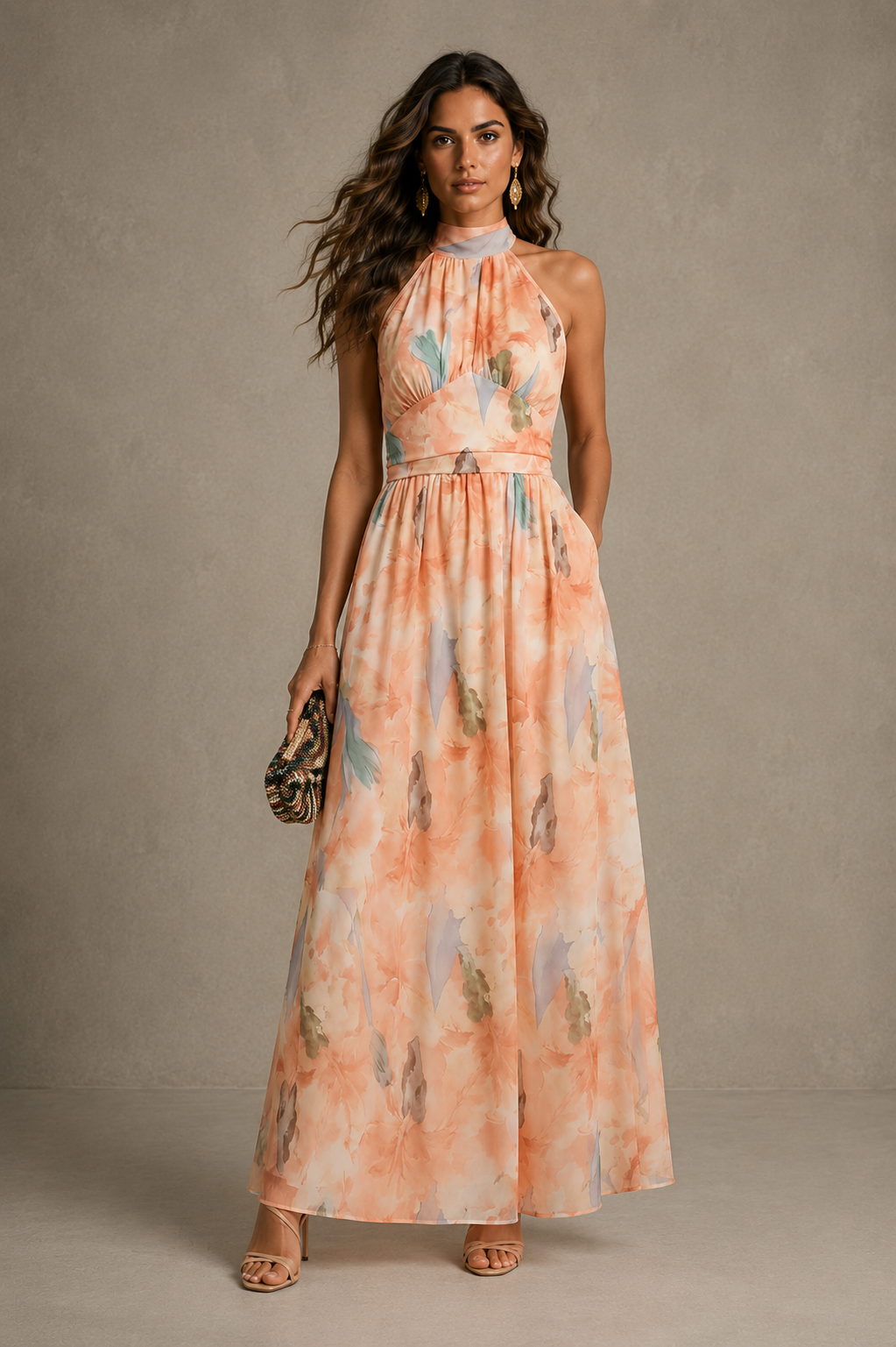 Noa - Vestido sofisticado con estampado