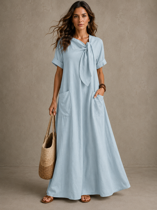 Celinne - Vestido elegante con bolsillos