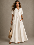 Celinne - Vestido elegante con bolsillos