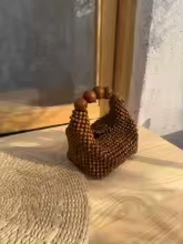 Olivia - Bolso de madera artesanal